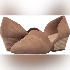 Eileen Fisher Hilly Suede d'Orsay Pump - worn once